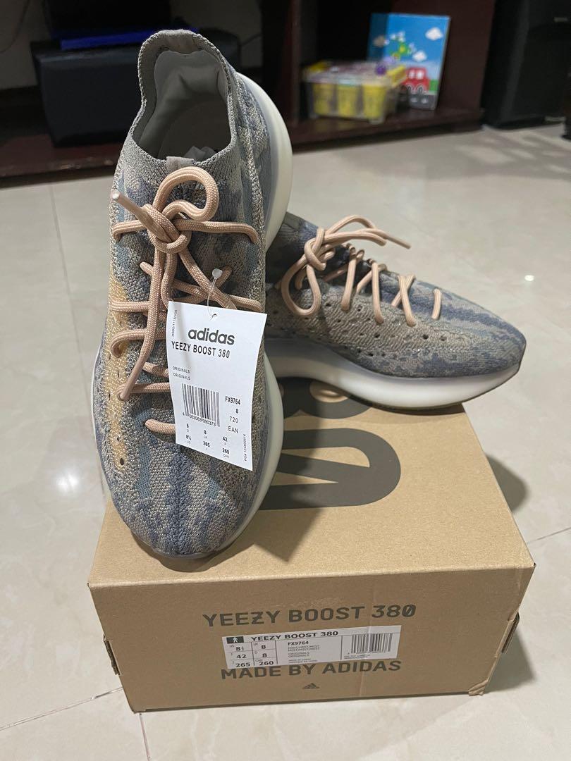 Yeezy 380 mauve lace on sale swap