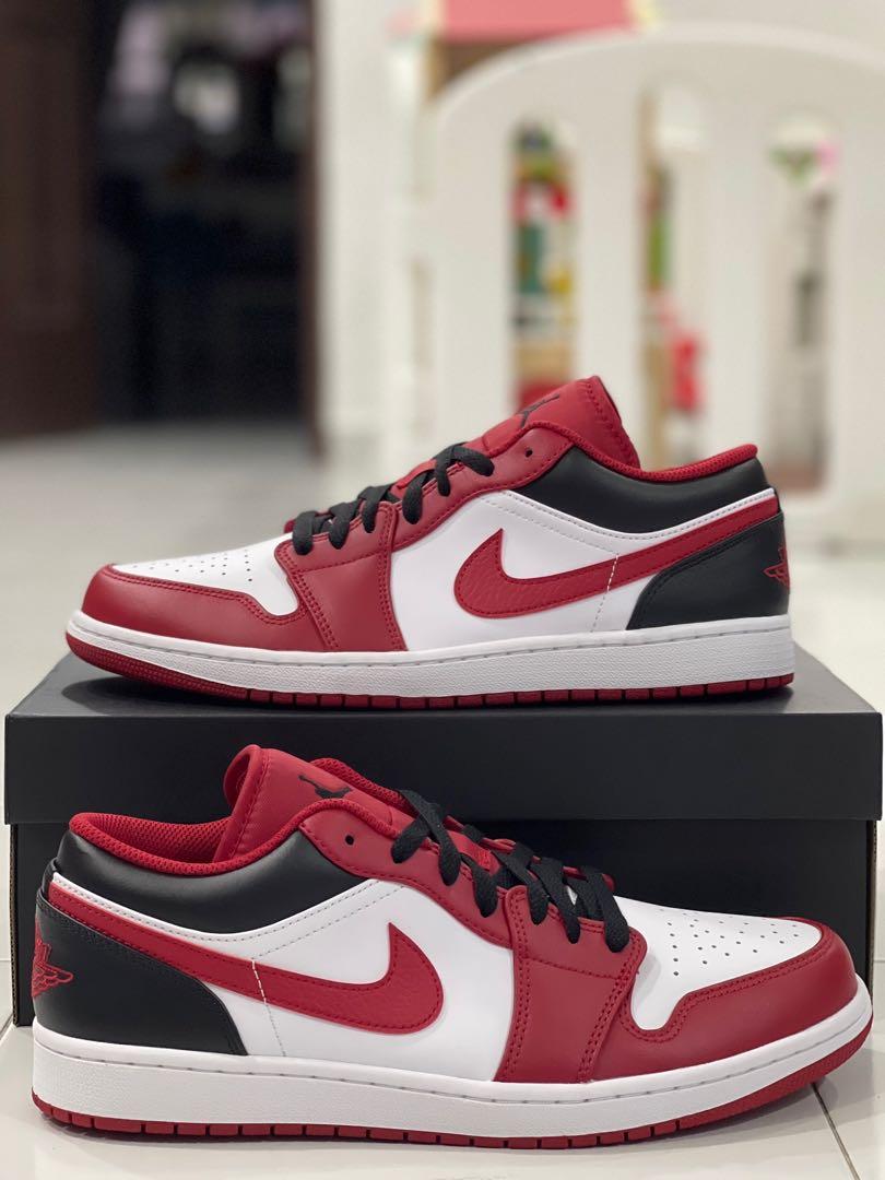Nike air jordan cheap 1 low gym red