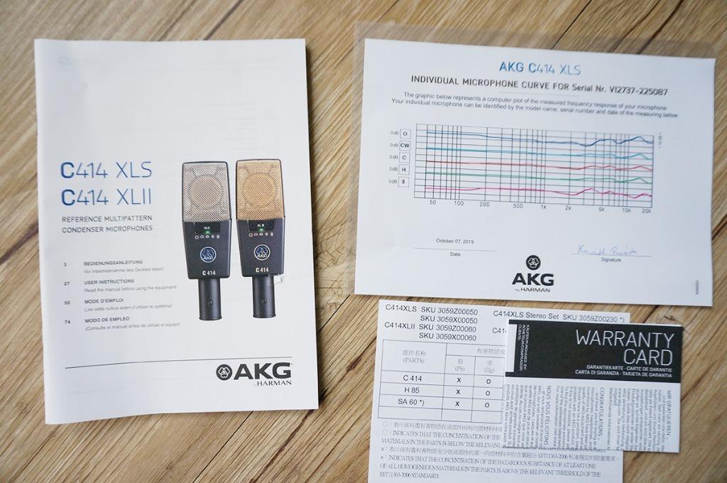 AKG C414 XLS 電容式麥克風, 免費物品在旋轉拍賣