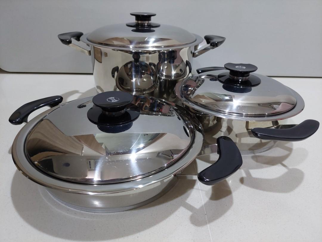 AMC cookware set, Furniture & Home Living, Kitchenware & Tableware