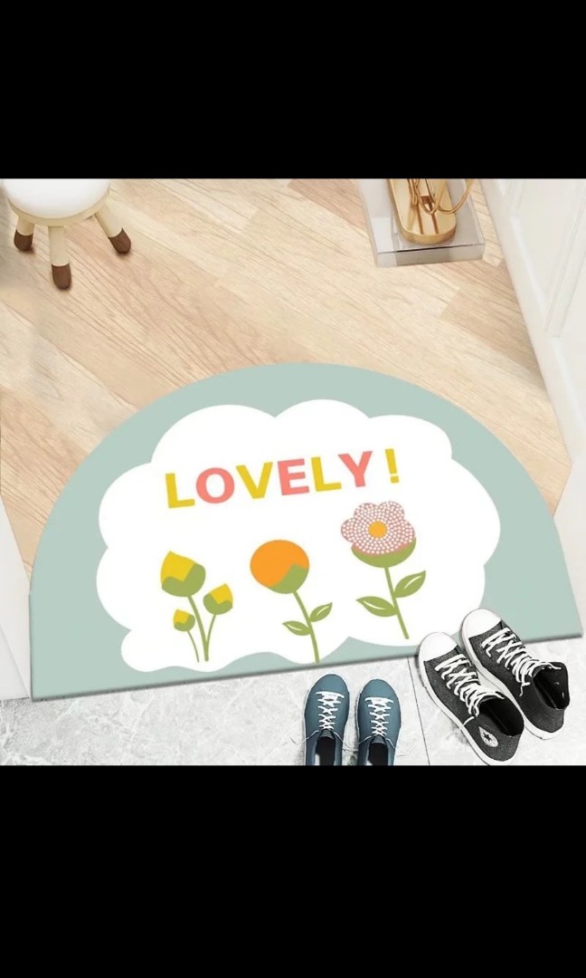 Anti slip floor mats (cheaper than daiso), Furniture & Home Living