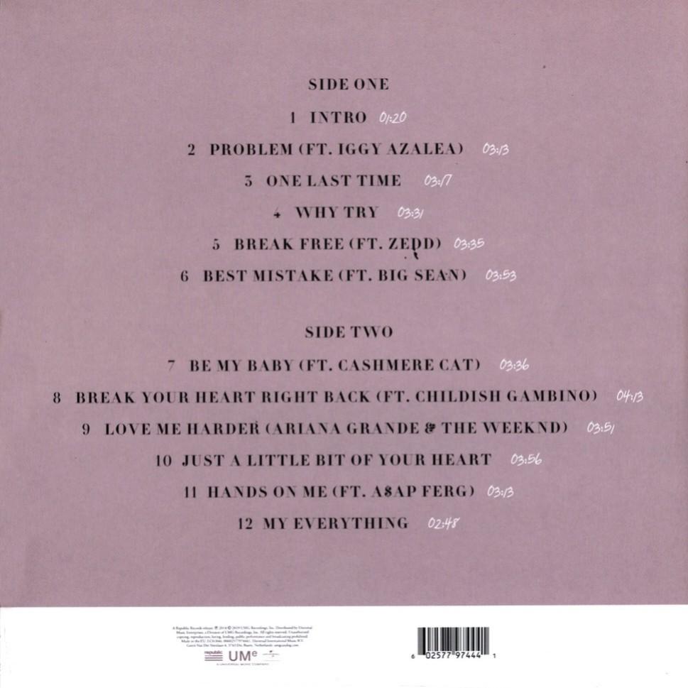 Ariana Grande - My Everything (Black Vinyl) (Category: Vinyls) located in Rizal. Submitted by jcastore.ph (Listing ID 1173144180, Image 3). Description: INTEREST CHECK: I will order this item if anyone is interested. (Must pay the 70% amount of the item before I place the order, the remaining balance can be paid once I already have the item on-hand) ETA 3-4 weeks Note: If you have other vinyl na gusto niyong isabay let me know, just PM the title 