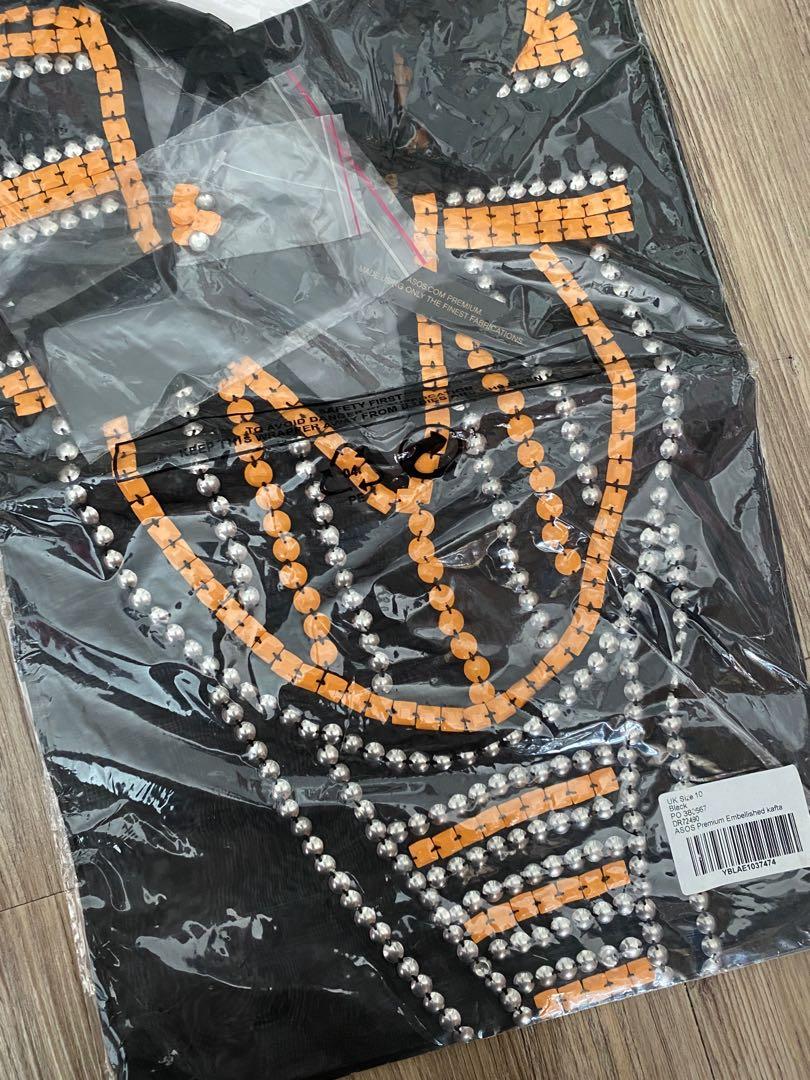 Asos black kaftan 2025