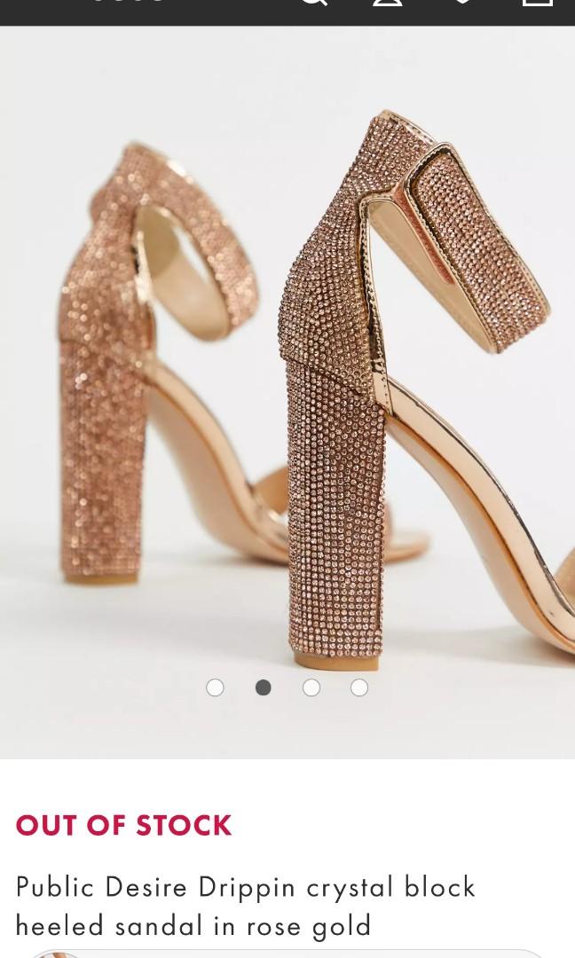 Public desire block clearance heels