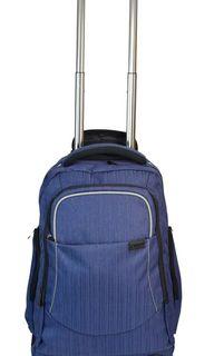 Authentic and Brand New Euroo Wheeled Backpack Trolley In Blue