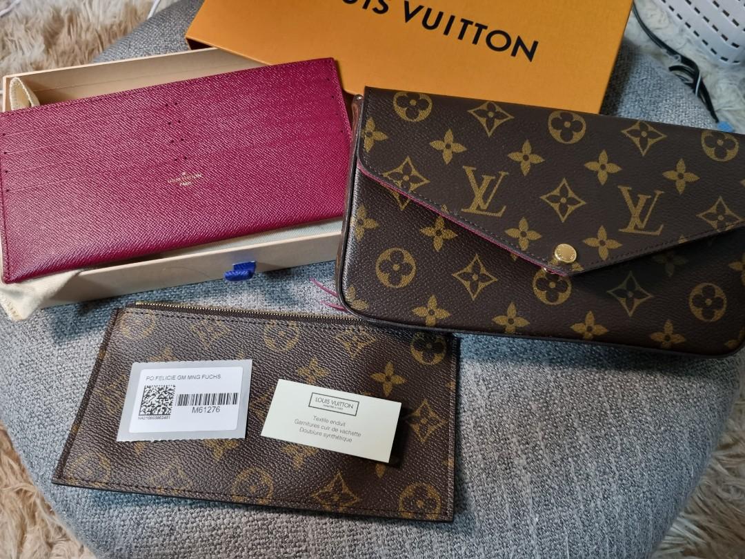 Louis Vuitton Monogram Pochette Felicie GM M61276 Bag 207006414 ~