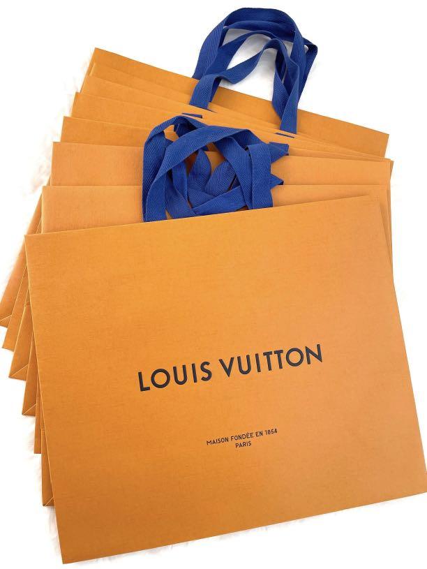 Paper bag lv original sales