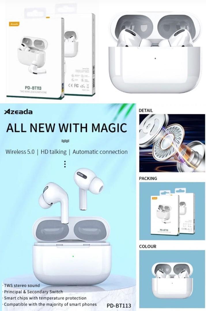 Azeada AZEADA (Model: PD-BT113) TWS Wireless Stereo Earpods (With Charging ...