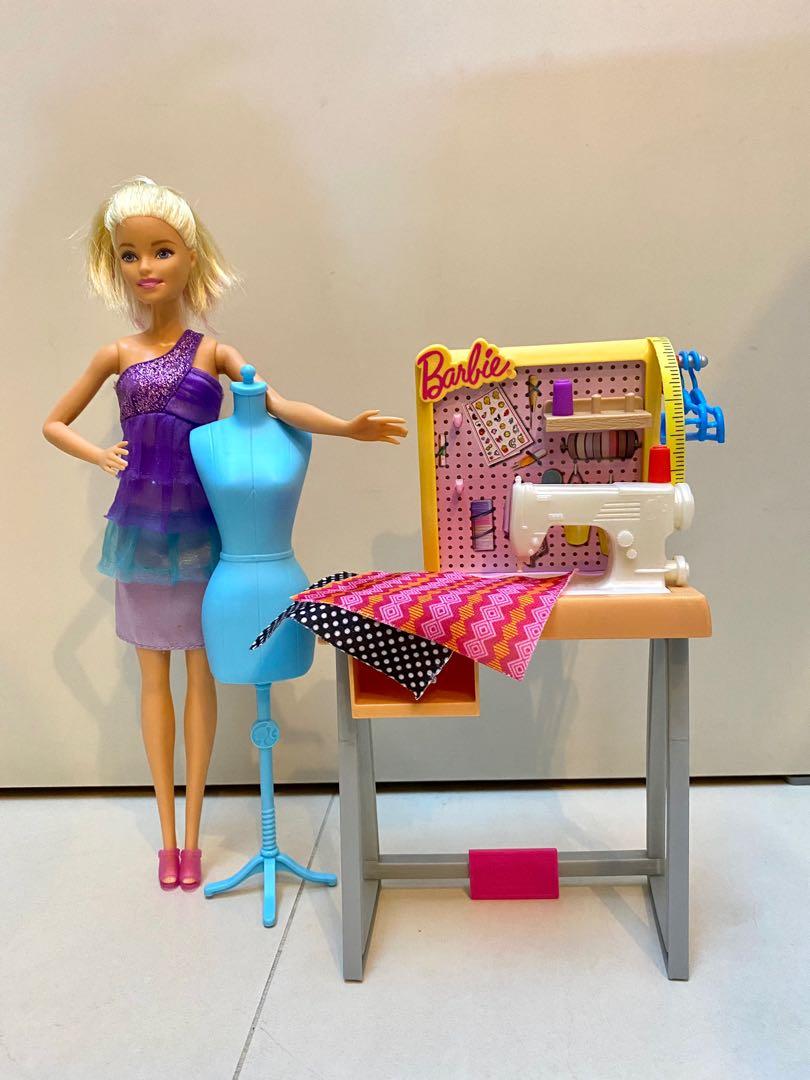 Barbie Seamstress Play Set Hobbies Toys Toys Games on Carousell