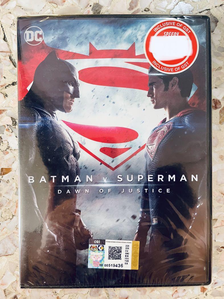 Batman Vs Superman - Dawn of Justice DVD, Hobbies & Toys, Music & Media,  CDs & DVDs on Carousell