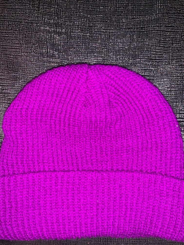 purple beanie womens