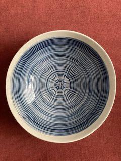 Beautiful blue handmade ceramic bowl, $15