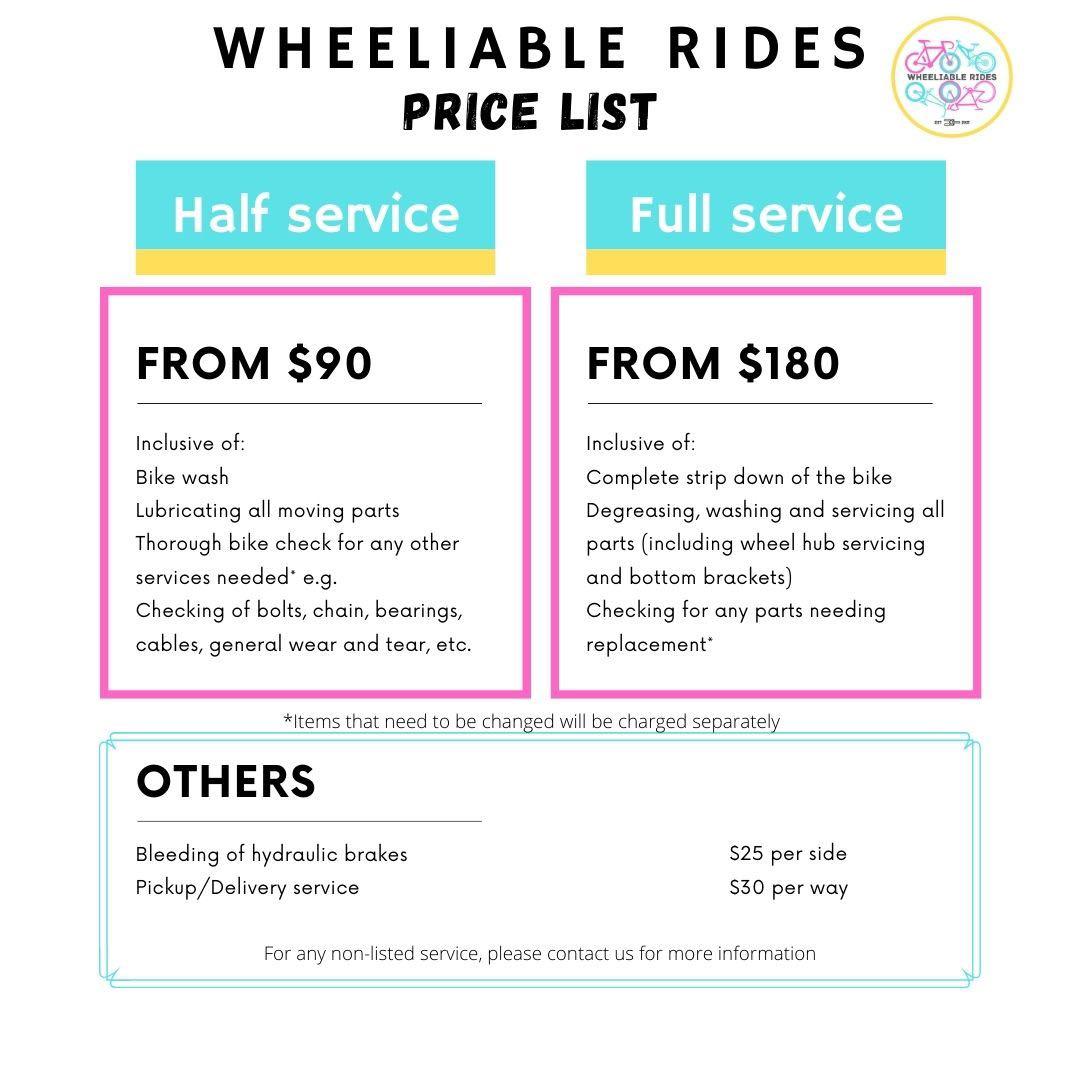 Road bike price list shop