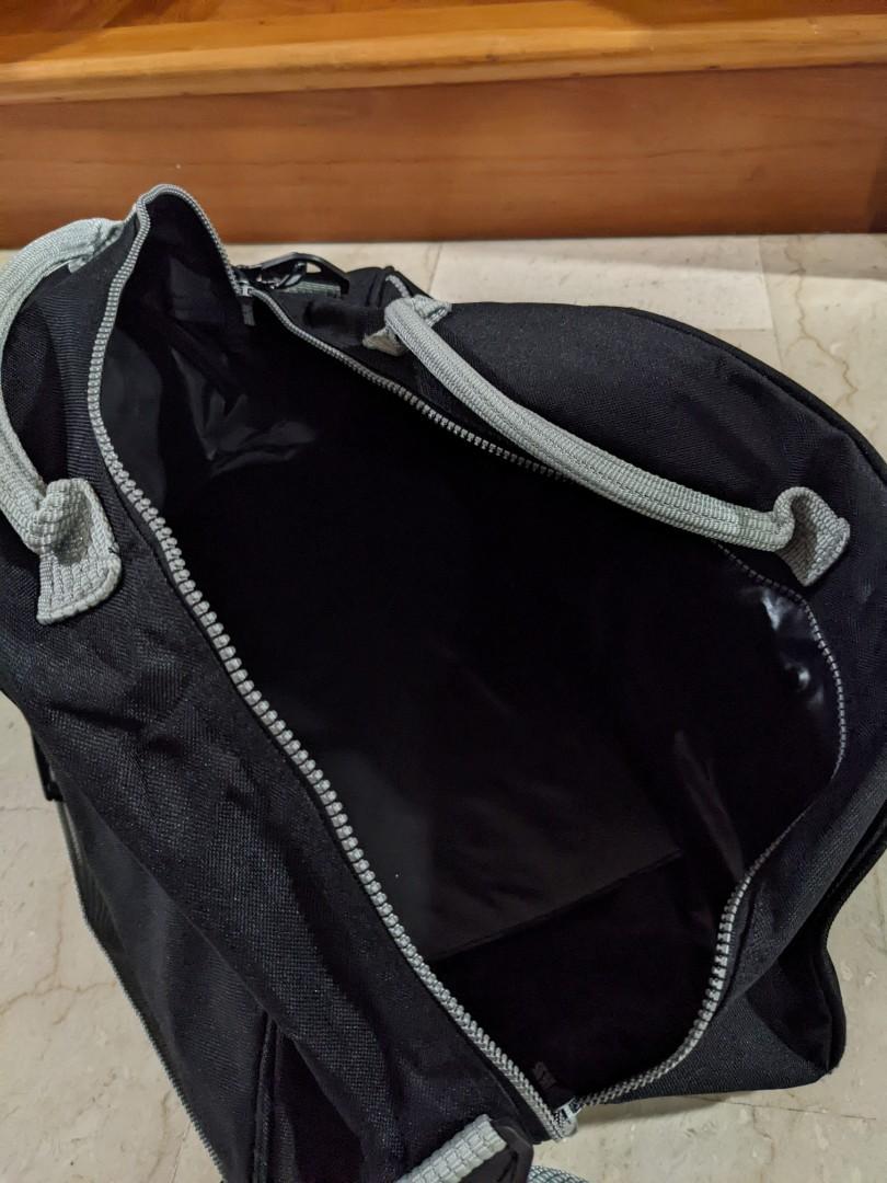 Black citibank travel bag
