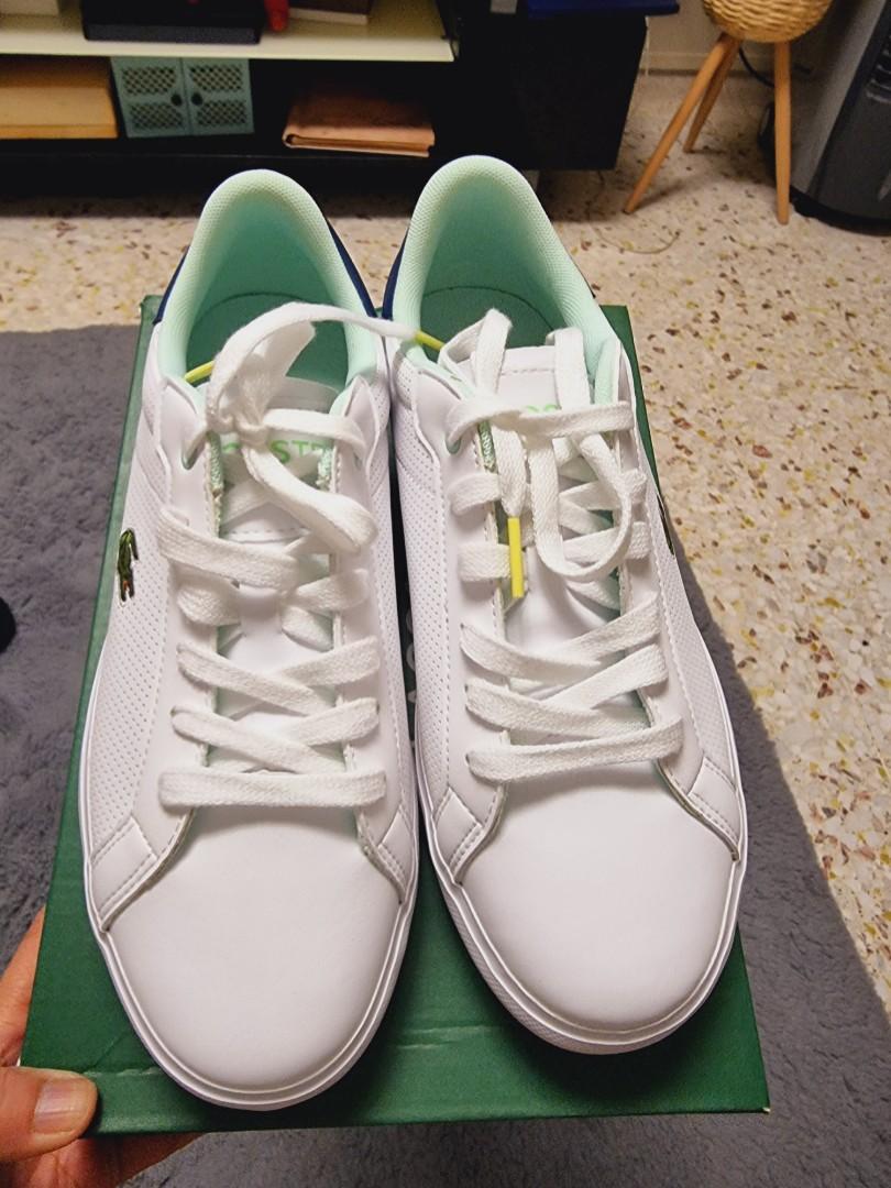 Brand New White Lacoste shoes 35 US size