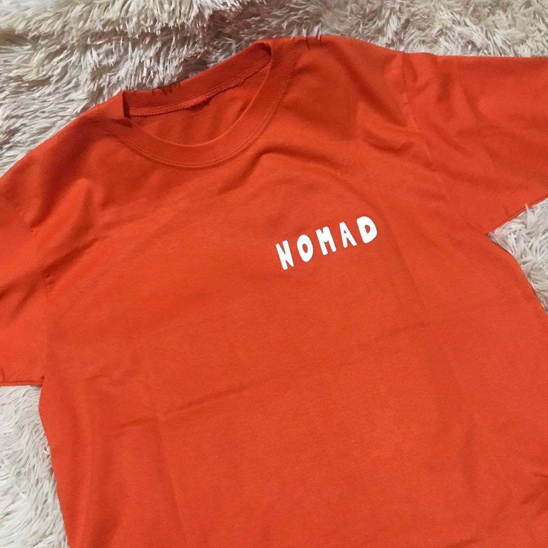 What is the brand worn by Park Jimin having nomad written on it