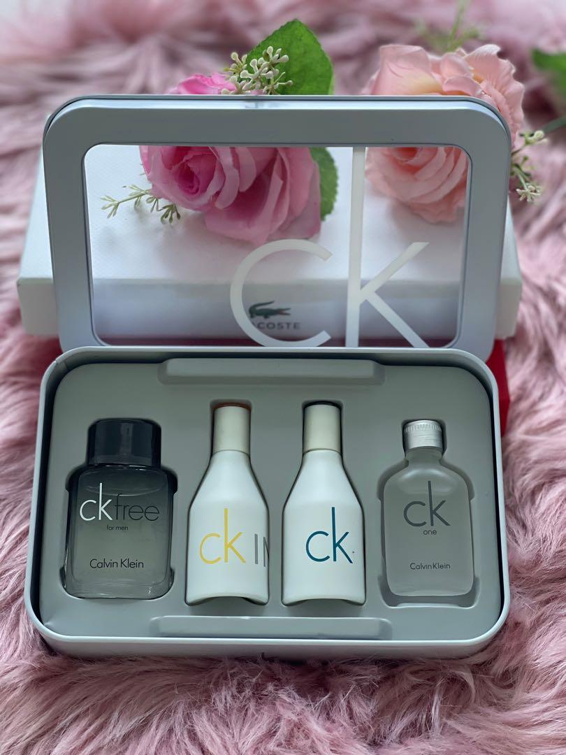 Calvin klein perfume set of discount 4