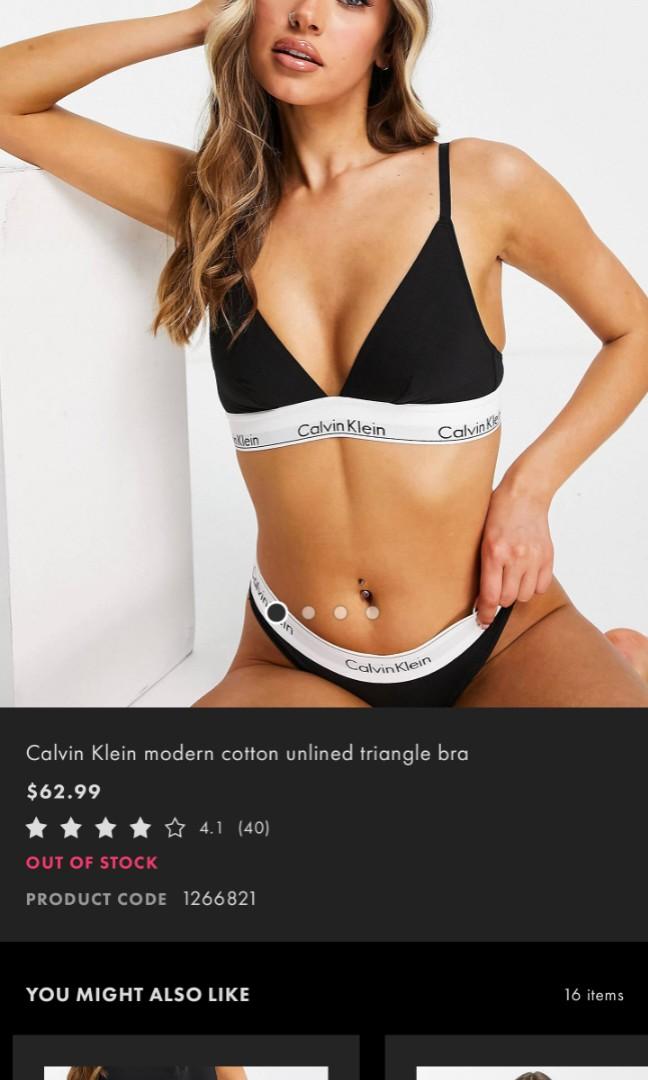 Calvin Klein Unlined Triangle Bra