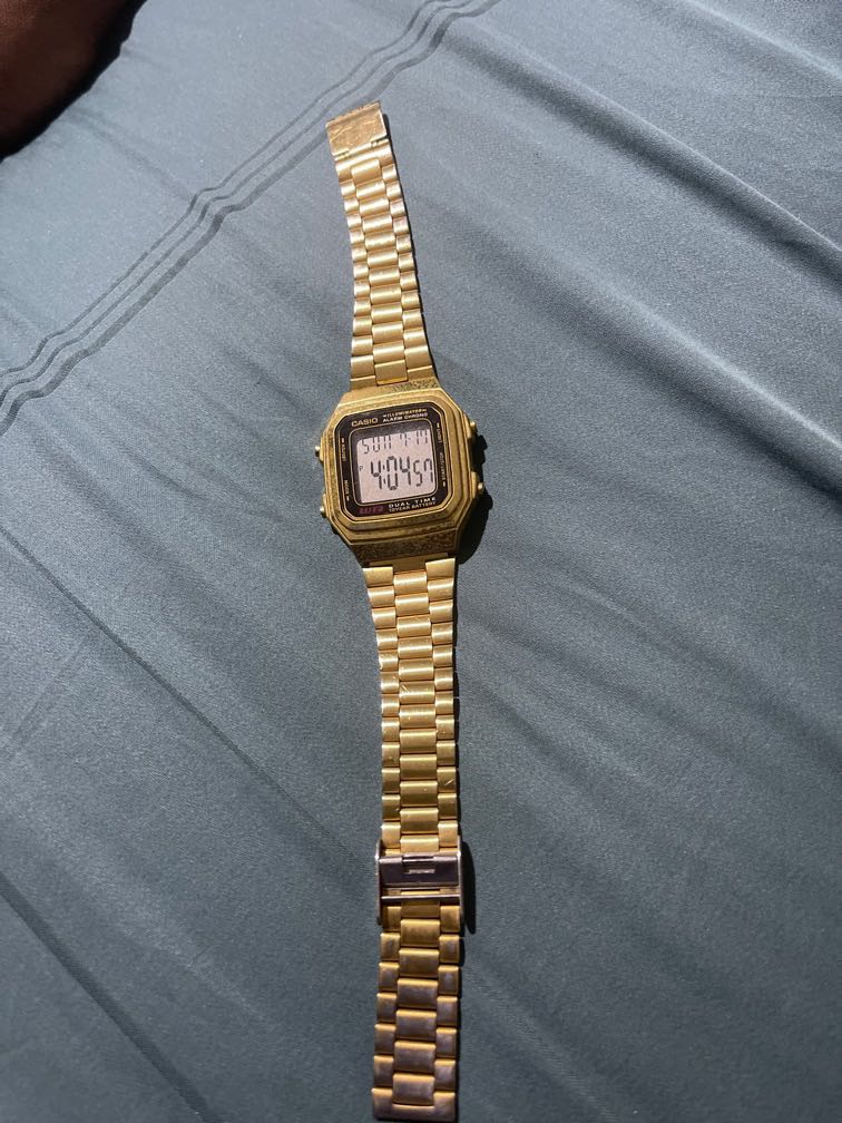 Casio hotsell gold edition
