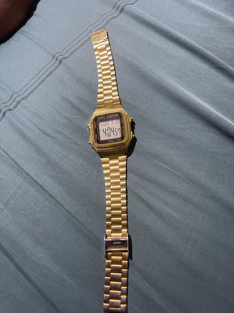 Casio classic discount vintage gold watch