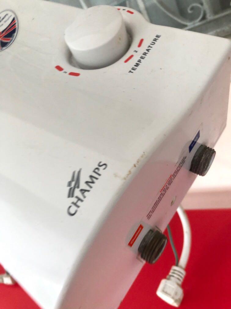 Lot of 2 Champs Trimark 3.5 kw Singlepoint Water Heater (White), TV