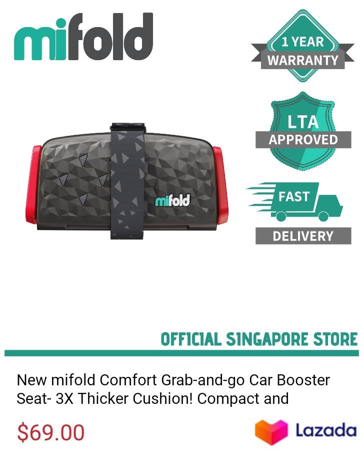 Check out mifold Comfort Grabandgo Car Booster Seat, Car Accessories, Accessories on Carousell