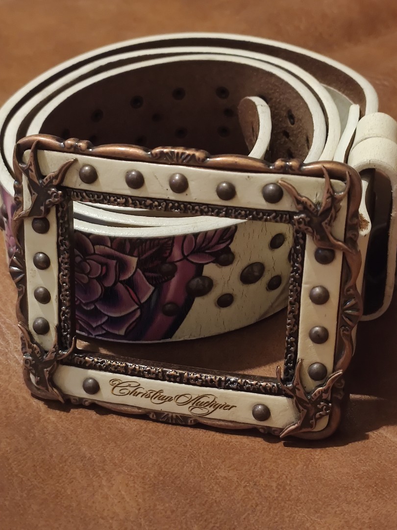 Christian Audigier Ed Hardy Belt Luxury Bags Wallets on Carousell