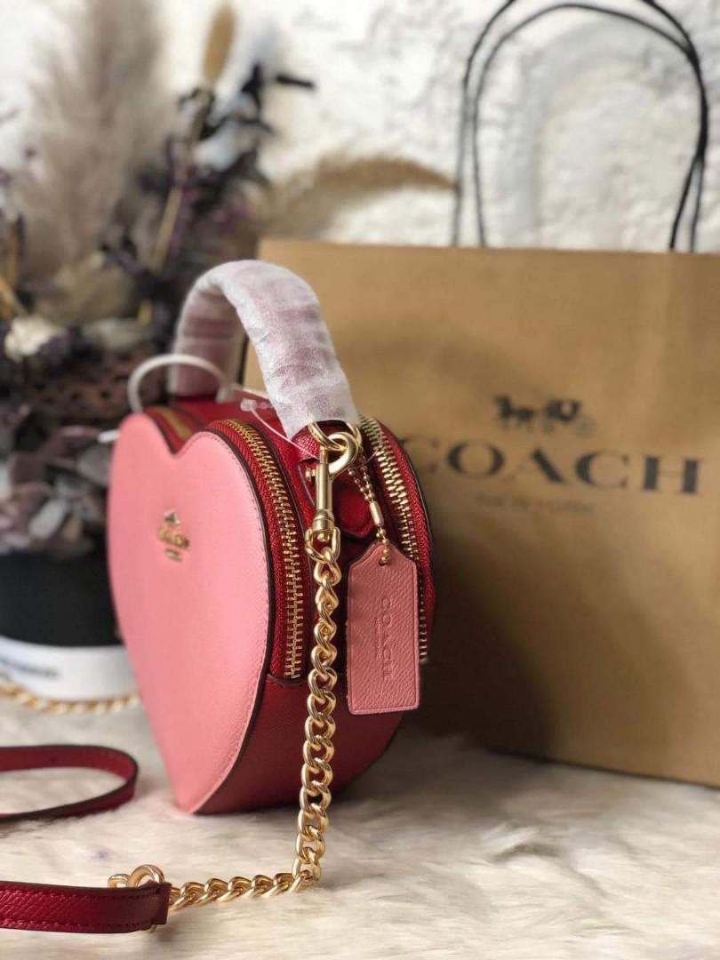 Coach Heart Bag, Women's Fashion, Bags & Wallets, Crossbody Bags on