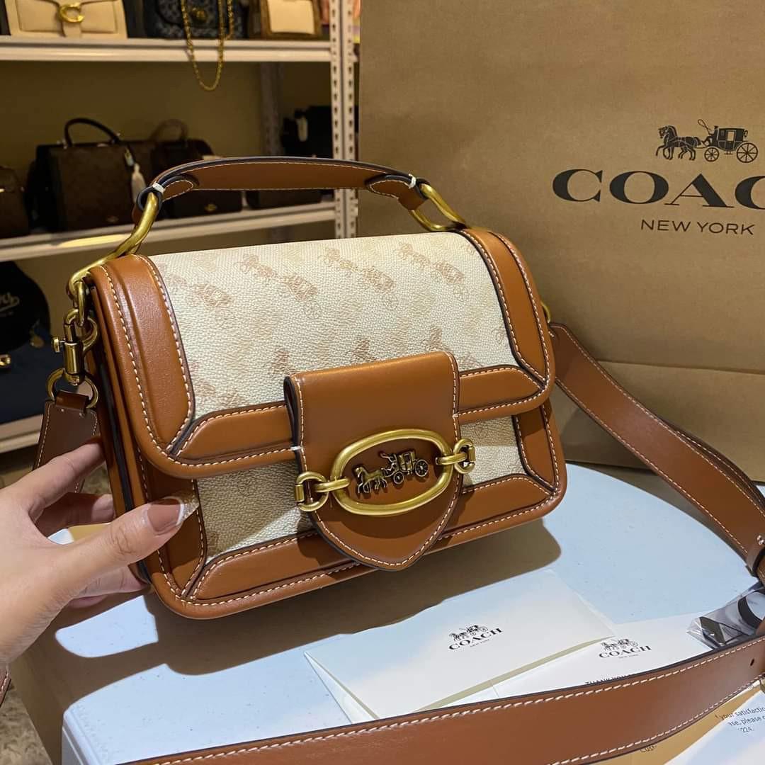 Coach Hero Crossbody with Horse and Carriage Print, Women's Fashion ...