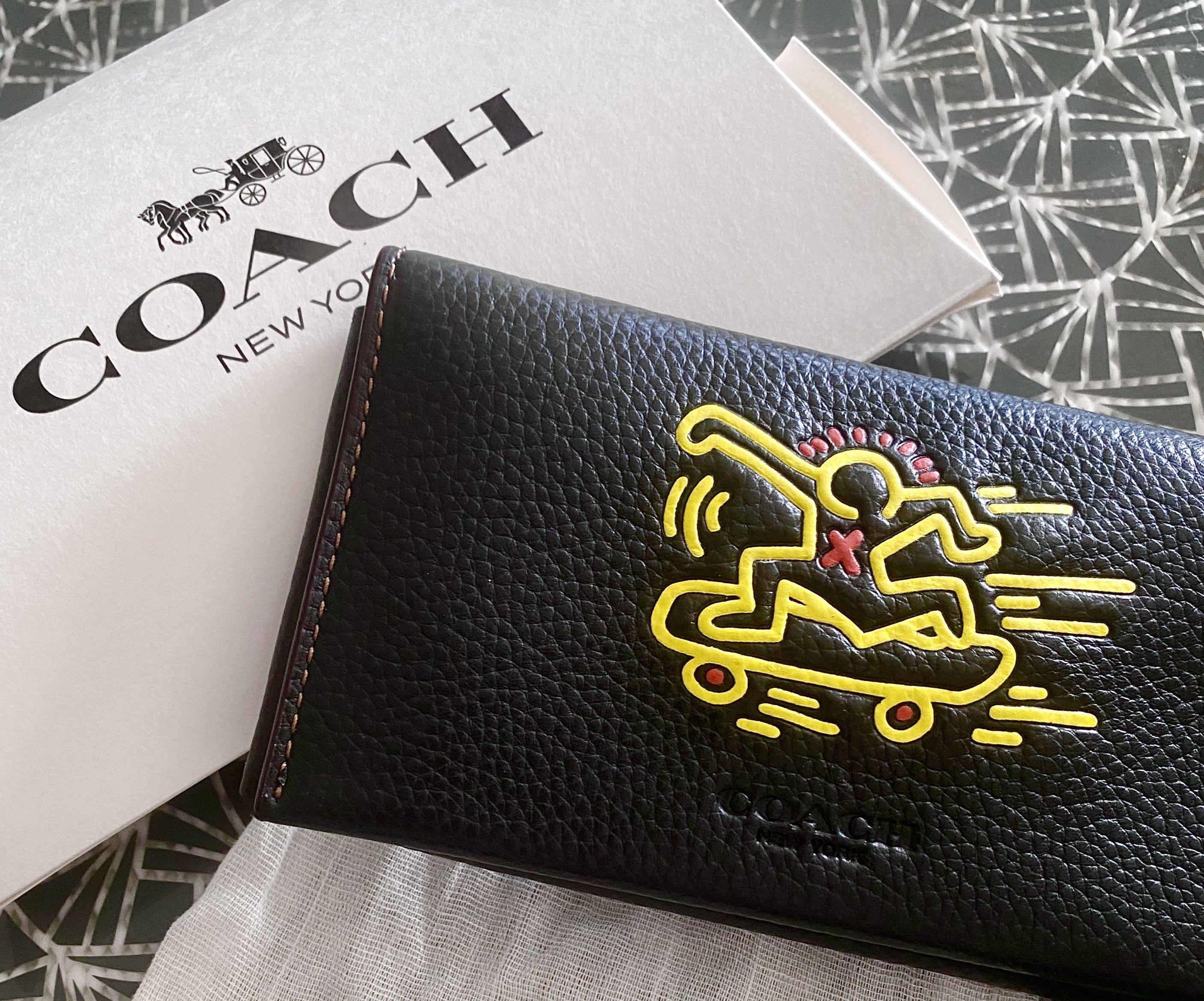 Coach X Keith Haring Phone Wallet (Black) F12003, Men's Fashion, Watches &  Accessories, Wallets & Card Holders on Carousell