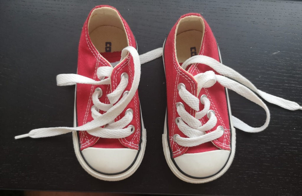 Converse All Star CT Infants Baby Toddlers Shoes Size 5 Red 7J236