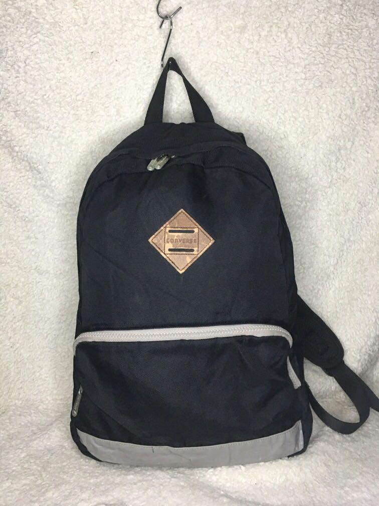Converse backpack (Category: Backpacks) located in Cainta. Submitted by janilen (Listing ID 1173067386, Image 1). Description: 11.5"x16" With flaws. See pic for details. Ukay source. Manage your expectations.