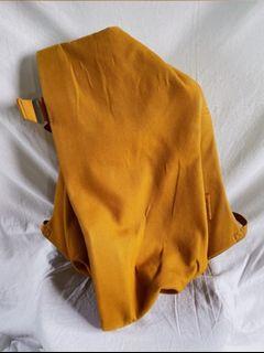 Cote&Ciel Isar M canvas backpack in mustard