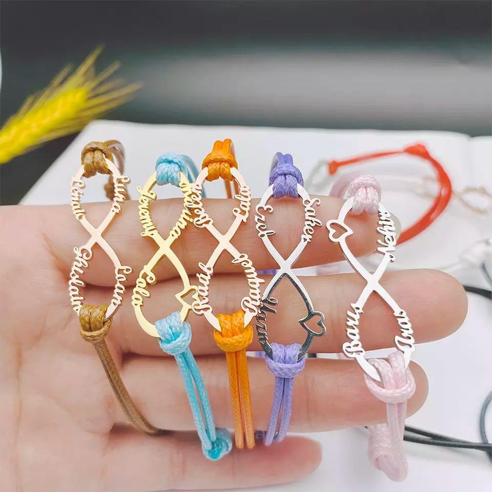 Lala shop name bracelet