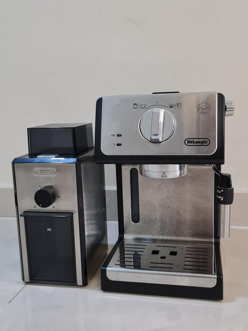 Delonghi Coffee Machine & Grinder, TV & Home Appliances, Kitchen