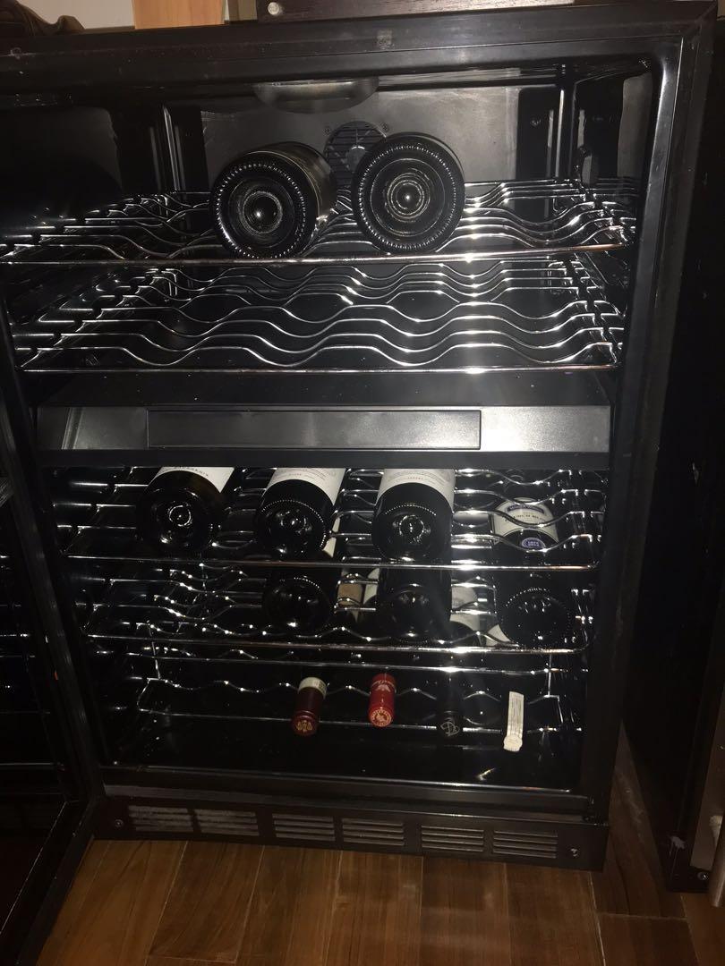 44 bottle dual zone wine cooler