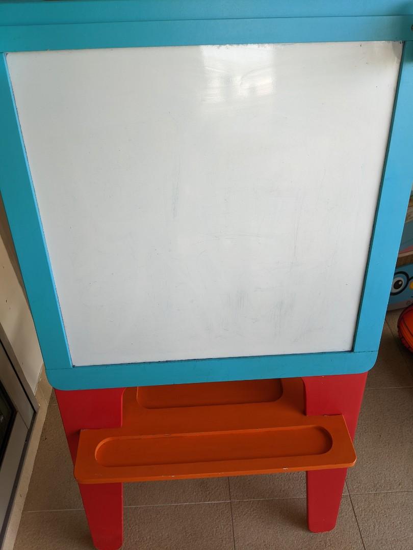 ELC wooden easel for children whiteboard chalkboard, Hobbies & Toys, Toys & Games on Carousell