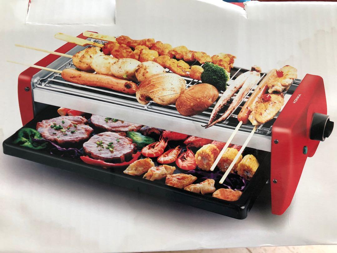 BBQ Electric table top grill set., TV & Home Appliances, Kitchen