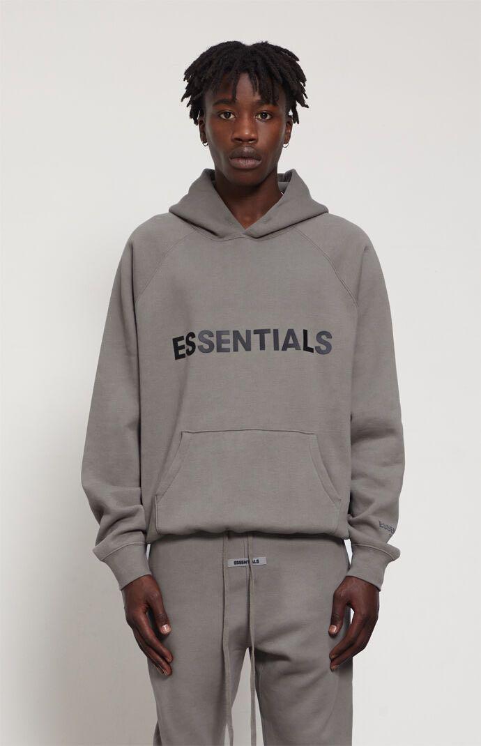 Essentials FOG charcoal grey hoodie, Men's Fashion, Tops & Sets ...