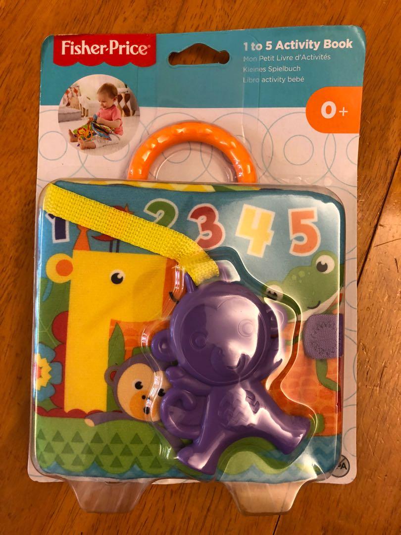 Fisher price 1 to 5 hot sale activity book