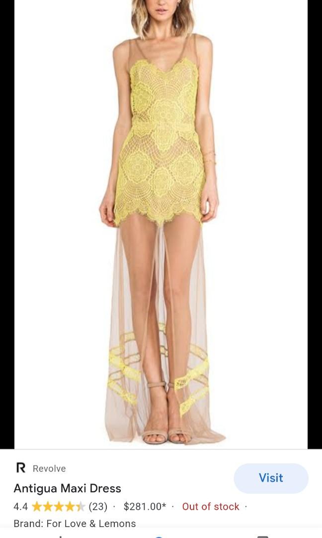 For love and new arrivals lemons antigua maxi dress