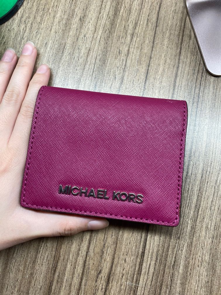 Fuchsia michael online kors wallet