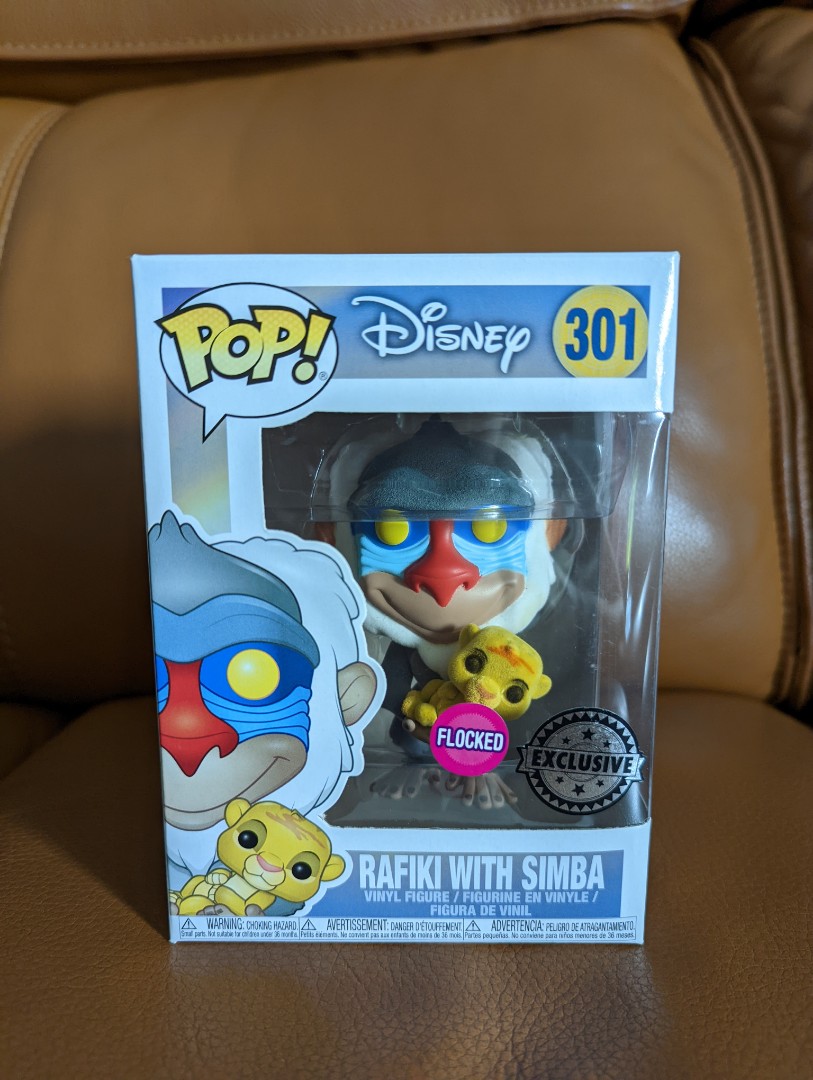 Funko Pop Disney Rafiki With Simba Flocked Hobbies Toys Toys