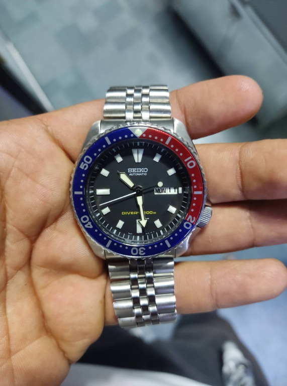 Genuine Seiko 7S26- 0020 SKX009 Scuba Diver, Luxury, Watches on Carousell