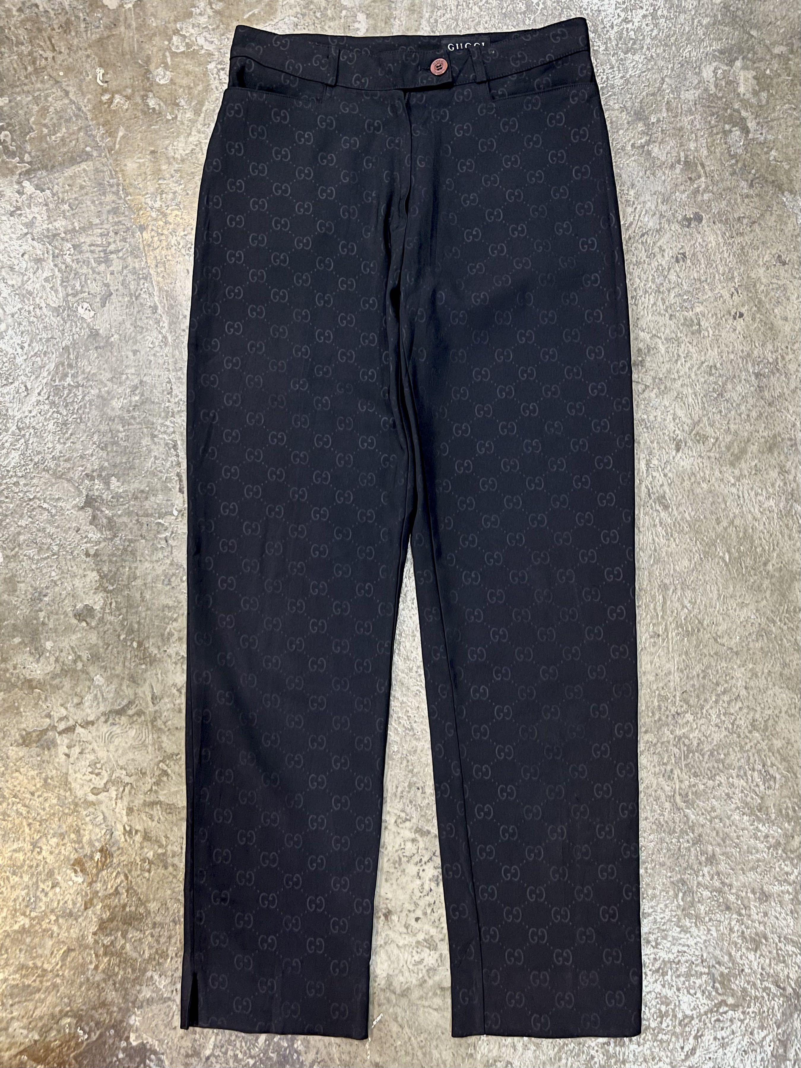 Gucci monogram shop trousers