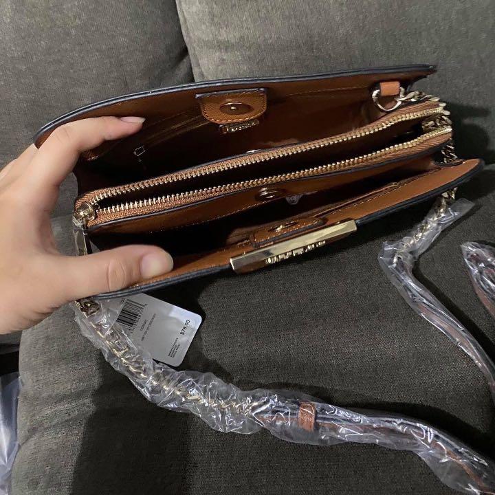 Guess abby top zip crossbody deals
