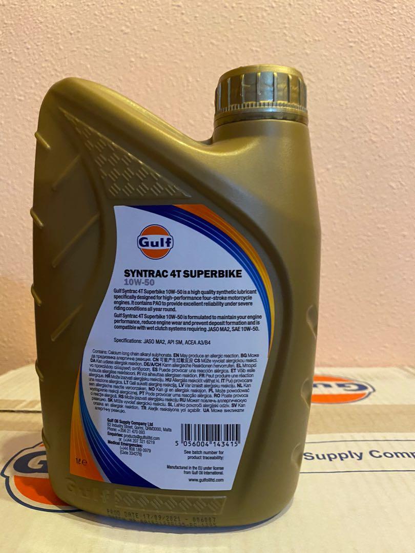 Gulf 10w50, Motorcycles, Motorcycle Accessories on Carousell