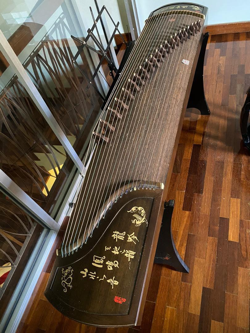 Guzheng Full Set With Stool And Stand, Hobbies & Toys, Music & Media