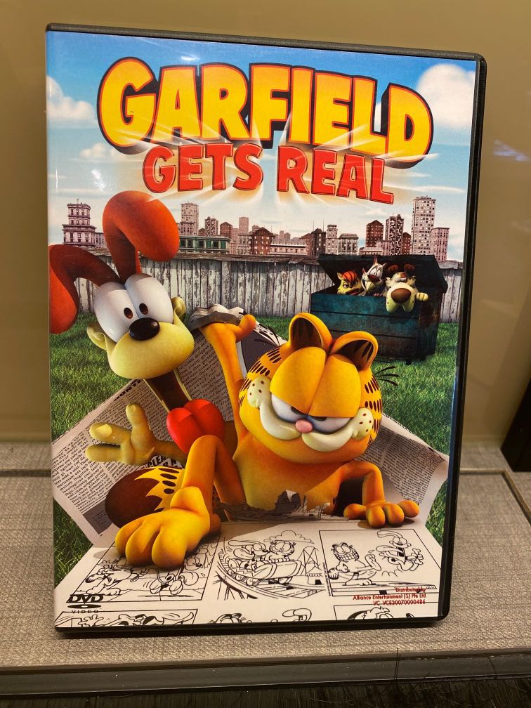 Garfield gets real DVD movie, Hobbies & Toys, Music & Media, CDs