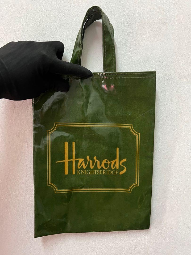 Harrods Signature Logo Green Small Tote Bag, Luxury, Bags & Wallets on ...